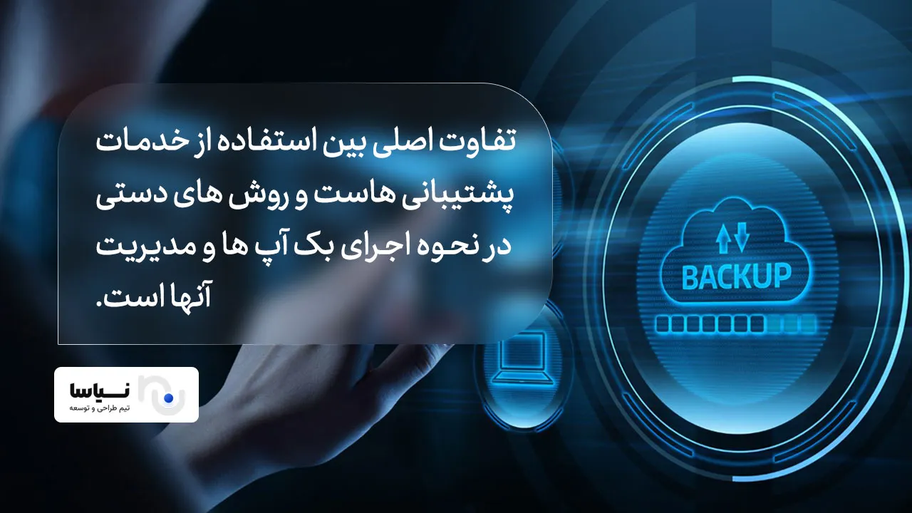 تفاوت خدمات پشتیبانی هاست با روشهای دستی استفاده از خدمات پشتیبانی هاست و تفاوت آن با روشهای دستی